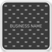 Moderne Logo of Design Pattern met elk Afbeelding Sticker (Voorkant)