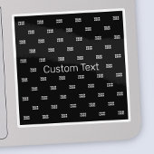 Moderne Logo of Design Pattern met elk Afbeelding Sticker