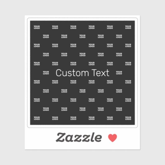 Moderne Logo of Design Pattern met elk Afbeelding Sticker (Vel)