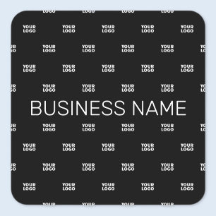 Moderne Logo of Design Pattern met elk Afbeelding Vierkante Sticker