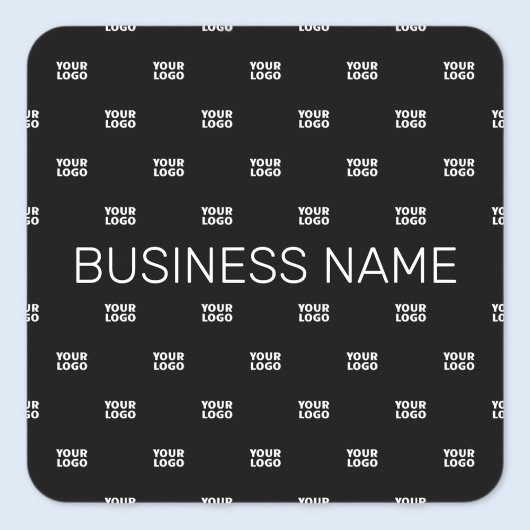 Moderne Logo of Design Pattern met elk Afbeelding Vierkante Sticker