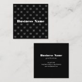 Moderne Logo of Design Pattern met elk Afbeelding Vierkante Visitekaartje (Voorkant / Achterkant)