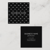 Moderne Logo of Design Pattern met elk Afbeelding Vierkante Visitekaartje (Voorkant / Achterkant)