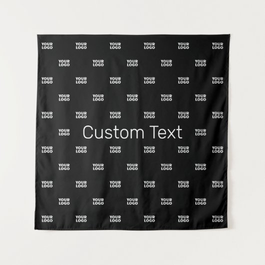 Moderne Logo of Design Pattern met elk Afbeelding Wandkleed (Voorkant)