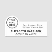 Moderne Logo Professional Naamplaatje (Voorkant)