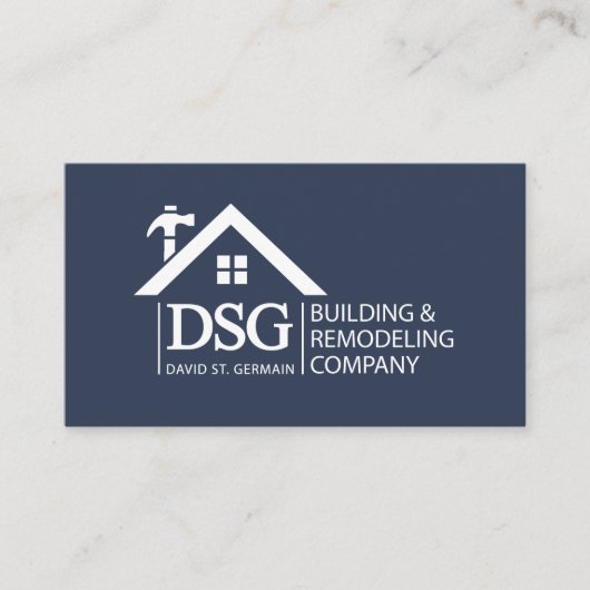 Moderne Logo-remodellering toevoegen Visitekaartje (Voorkant)