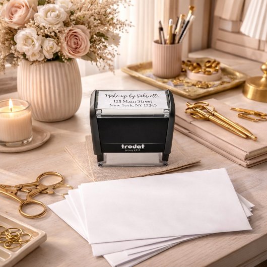Moderne Logo Script Zelfinktende Stempel