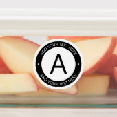 Moderne Logo Stijlmonogram | Zwart-wit Labels (Aangebracht)