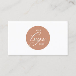 Moderne logo Terracotta Elegant Visitekaartje