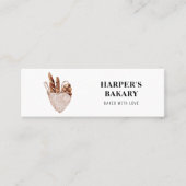 Moderne Logo voor bakkerij Mini Visitekaartje (Voorkant)