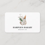Moderne Logo voor bakkerij Visitekaartje (Voorkant)