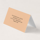 Moderne Logo voor bakkerij Visitekaartjes (Achterkant)