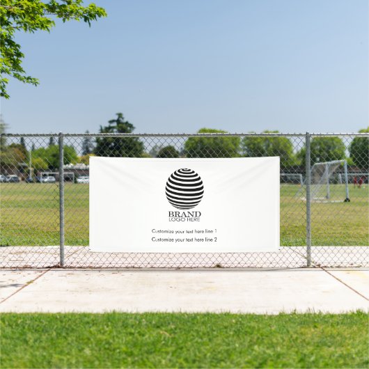 Moderne Logo voor bedrijven op maat Spandoek (Insitu)