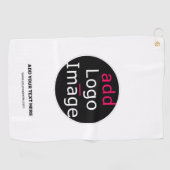 Moderne Logo voor zakelijk gebruik Golfhanddoek (Horizontaal)