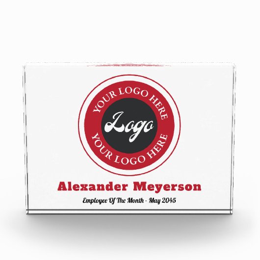 Moderne Logo werknemers Fotoblokken (Voorkant)