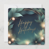 Moderne Logo zakelijke vakantie Kaart (Voorkant)