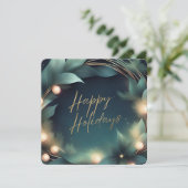 Moderne Logo zakelijke vakantie Kaart (Staand voorkant)