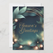 Moderne Logo zakelijke vakantie Kaart (Voorkant)