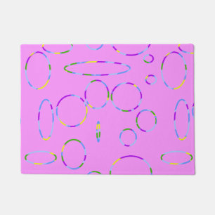 Moderne Loops op Roze Magenta Deurmat