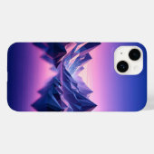 Moderne Low Poly Berg Telefoonhoes - Geometrisch Case-Mate iPhone Case (Achterkant (horizontaal))