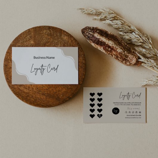 Moderne loyaliteit Kaart Sjabloon,