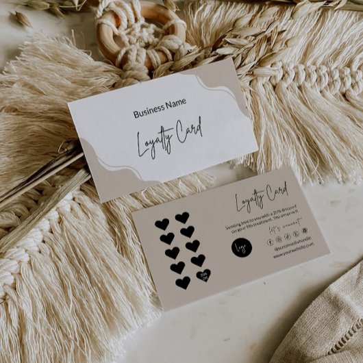 Moderne loyaliteit Kaart Sjabloon,