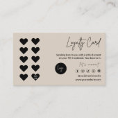 Moderne loyaliteit Kaart Sjabloon, (Voorkant)