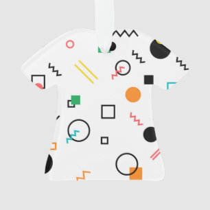 Moderne, ludique, cool, tendance, Memphis géométri