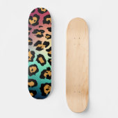 Moderne luipaard afdrukken skateboard (Voorkant)