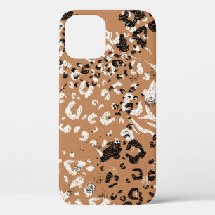 Moderne luipaard. Patroon. Achtergrond. Wilde natu iPhone 12 Hoesje