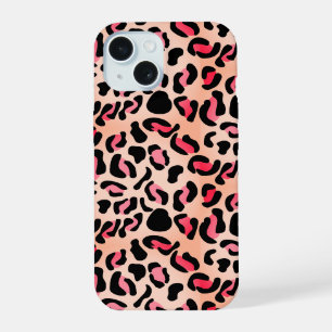 Moderne Luipaardpatroon Dierenprint iPhone 15 Hoesje