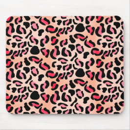 Moderne Luipaardpatroon Dierenprint Muismat