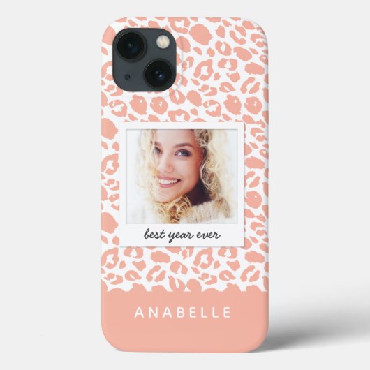 Moderne luipaardprint foto Case-Mate iPhone case (Achterkant)
