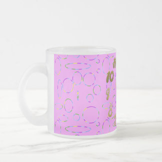 Moderne lussen op Roze Magenta Mok
