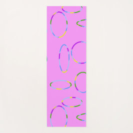 Moderne Lussen op Roze Magenta Yoga Mat