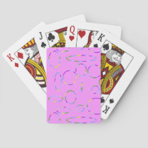 Moderne lussen Roze Magenta Klassieke speelkaarten