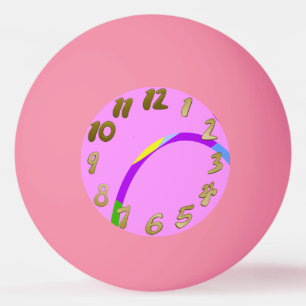 Moderne lussen Roze Magenta Ping Pong Bal Pingpongballen
