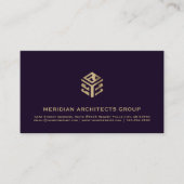 Moderne Luxe Cartes de visite pour architectes (Devant)