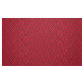 Moderne luxe donkerrode bladstof stof (Fat Quarter)