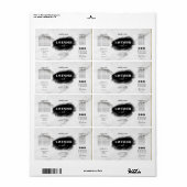 Moderne luxe druppellabels voor flesjes etiket (Full Sheet)