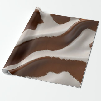 Moderne Luxe Elegante Nep-Runderleer Collectie Cadeaupapier