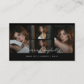 Moderne Luxe Foto Collage Beauty Professional Visitekaartje (Voorkant)