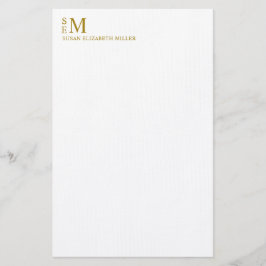 Moderne luxe goudsmederij briefpapier