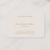 Moderne luxe Sjabloon professionele kleuren Visitekaartje (Achterkant)