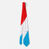 Moderne Luxemburgse vlag Souvenir Stropdas (Achterkant)