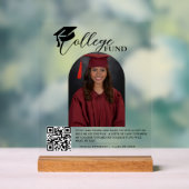 Moderne Lycée Graduation Fonds Colleg code QR (Neutre)