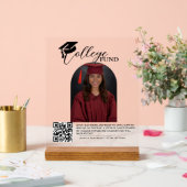 Moderne Lycée Graduation Fonds Colleg code QR (Mariage)