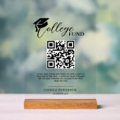 Moderne Lycée Graduation Fonds Colleg code QR (Neutre)