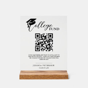 Moderne Lycée Graduation Fonds Colleg code QR