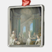 Moderne maagden, 1728 metalen ornament (Links)